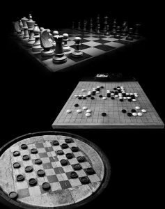 Chess, Checkers and Go
